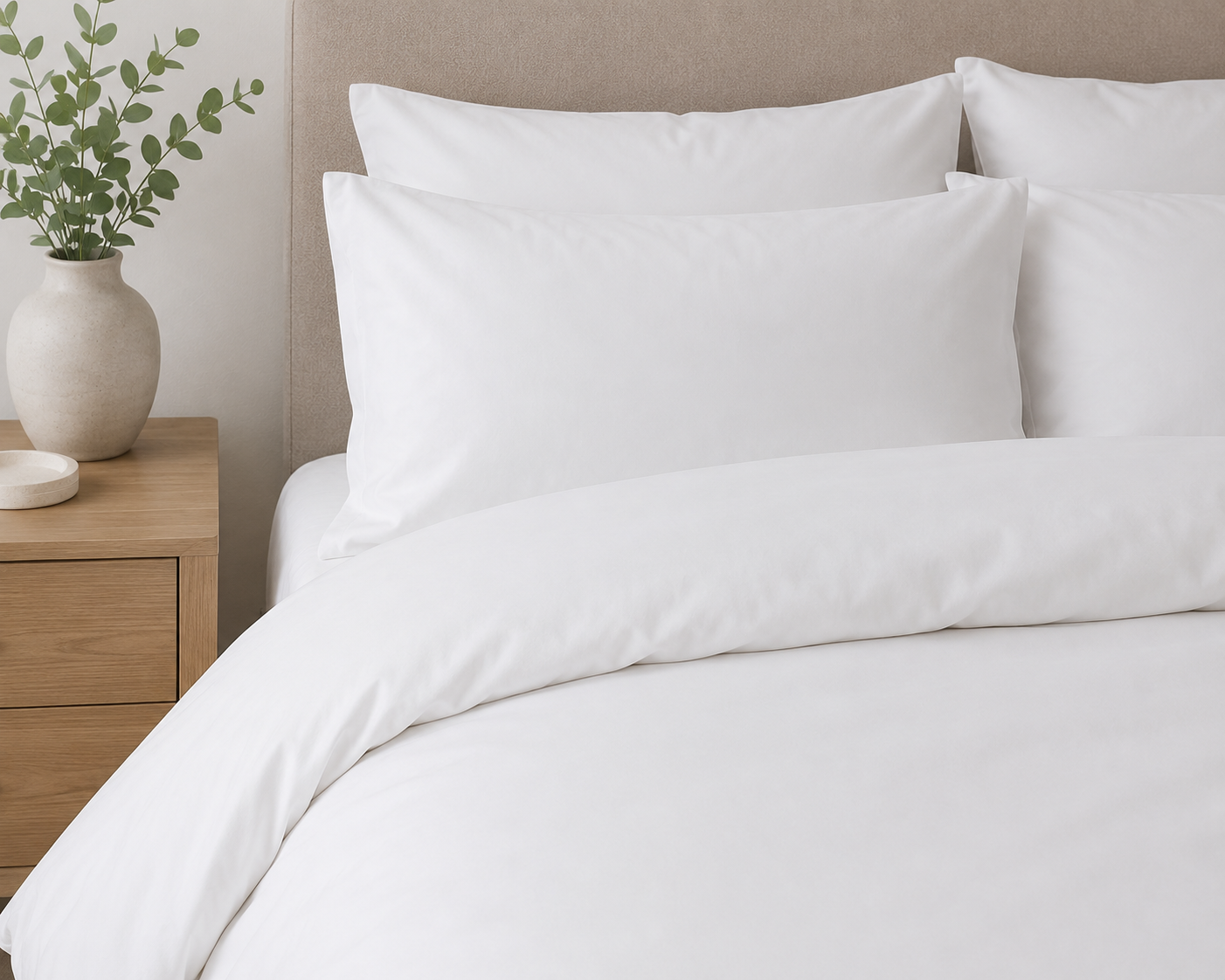 Serenity T300 Count Washed 100% Cotton Sateen Duvet Cover Set.