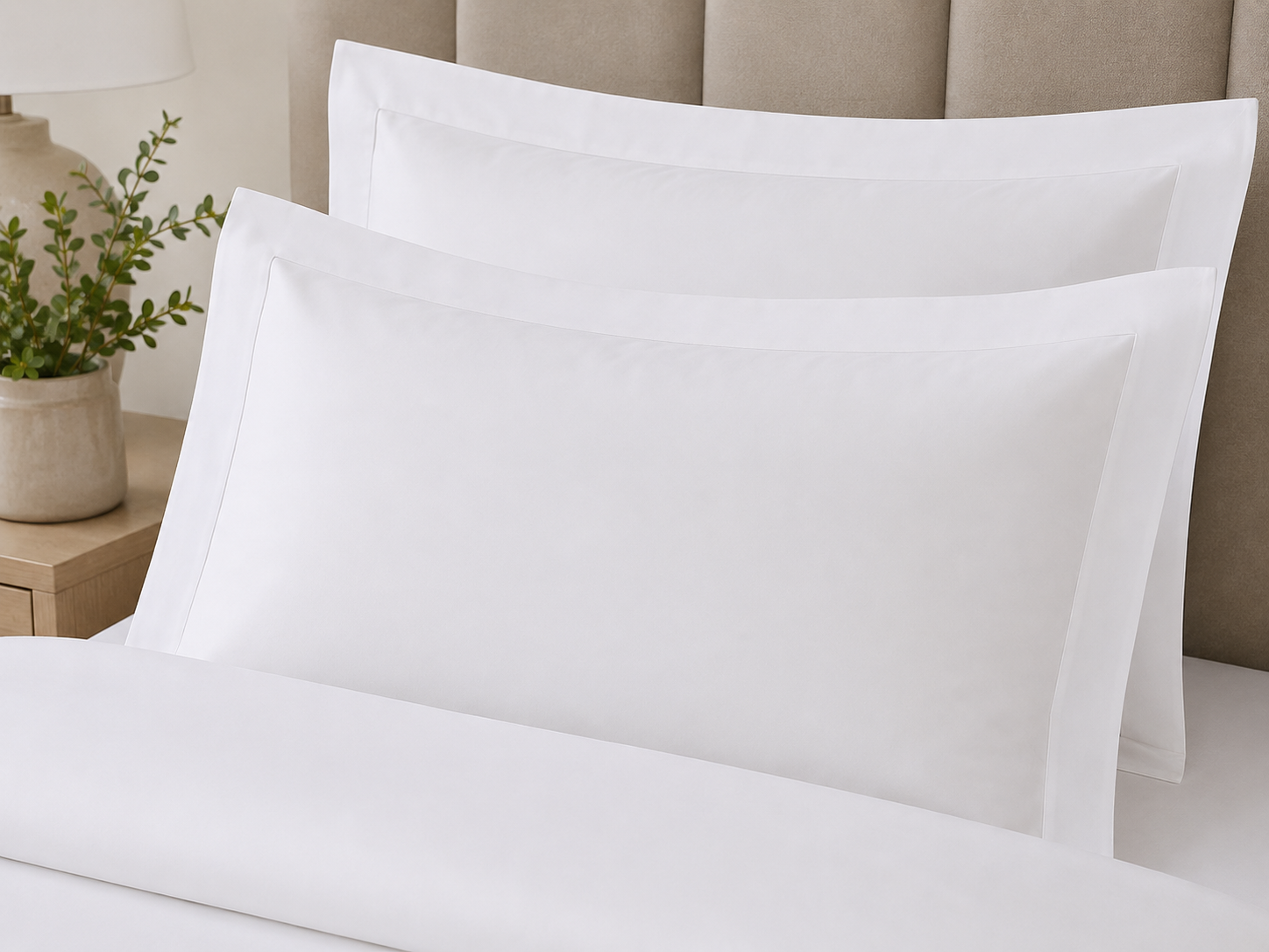 Serenity cotton rich percale T200 Duvet cover set Oxford