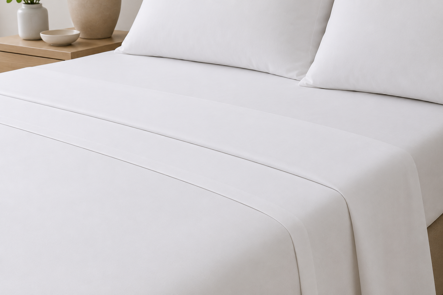 Egyptian Cotton Percale 300 Thread count Flat sheet